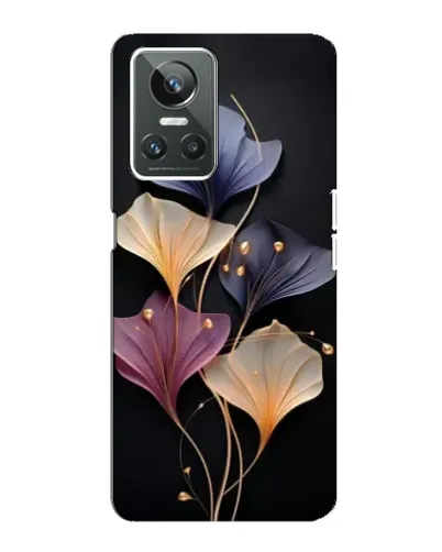 Чехол для Realme GT Neo 3 с картинкой «Лиловые цветы грации»