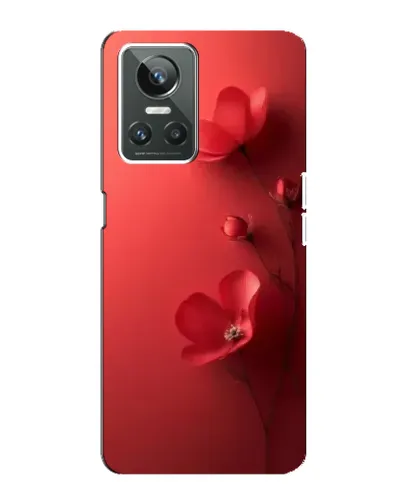 Чехол для Realme GT Neo 3 с картинкой «Маковые соцветия»