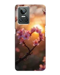 Чохол для Realme GT Neo 3 з картинкою «Рожевий цвіт сердечко на тлі заходу» Чохол для Realme GT Neo 3 з картинкою «Рожевий цвіт сердечко на тлі заходу»