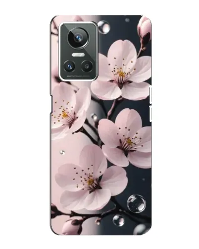 Чехол для Realme GT Neo 3 с картинкой «Нежная сакура и капли» Чехол для Realme GT Neo 3 с картинкой «Нежная сакура и капли»