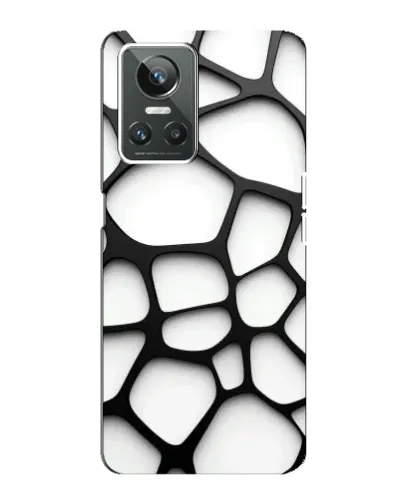 Чехол для Realme GT Neo 3 с картинкой «Белая объемная сетка» Чехол для Realme GT Neo 3 с картинкой «Белая объемная сетка»