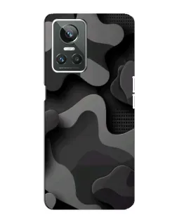 Чехол для Realme GT Neo 3 с картинкой «Темный абстрактный камуфляж» Чехол для Realme GT Neo 3 с картинкой «Темный абстрактный камуфляж»