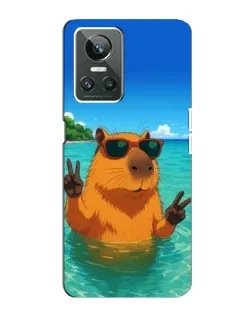 Чехол для Realme GT Neo 3 с картинкой «Морская капибара» Чехол для Realme GT Neo 3 с картинкой «Морская капибара»