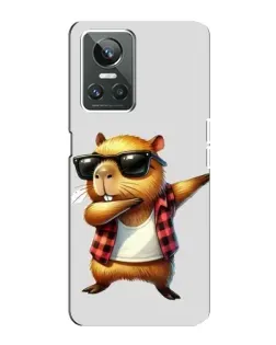 Чехол для Realme GT Neo 3 с картинкой «Капибара рэпер даб» Чехол для Realme GT Neo 3 с картинкой «Капибара рэпер даб»