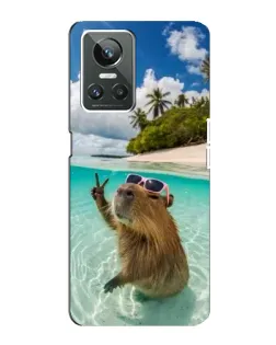 Чехол для Realme GT Neo 3 с картинкой «Капибара на море» Чехол для Realme GT Neo 3 с картинкой «Капибара на море»