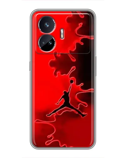 Чехол для Realme GT Neo 5 с картинкой «Jordan Red Smoke» Чехол для Realme GT Neo 5 с картинкой «Jordan Red Smoke»
