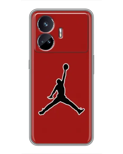 Чехол для Realme GT Neo 5 с картинкой «Jordan Red Back» Чехол для Realme GT Neo 5 с картинкой «Jordan Red Back»