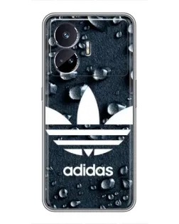 Чехол для Realme GT Neo 5 с картинкой «Adidas Trefoil Blue»
