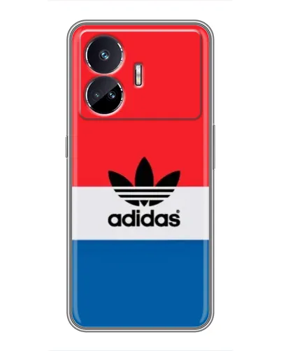 Чехол для Realme GT Neo 5 с картинкой «Ретро блоки Adidas»