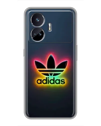 Чехол для Realme GT Neo 5 с картинкой «Неоновый Adidas»