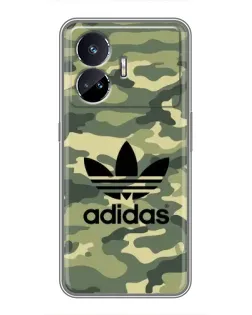 Чехол для Realme GT Neo 5 с картинкой «Милитари стиль Adidas»