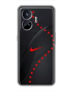 Чехол для Realme GT Neo 5 с картинкой «Абстрактный дизайн Nike»