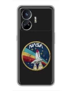 Чехол для Realme GT Neo 5 с картинкой «NASA — эмблема миссии» Чехол для Realme GT Neo 5 с картинкой «NASA — эмблема миссии»