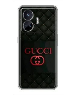 Чехол для Realme GT Neo 5 с картинкой «Gucci — стеганый черный»