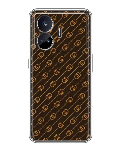 Чехол для Realme GT Neo 5 с картинкой «Gucci — золотые диагонали» Чехол для Realme GT Neo 5 с картинкой «Gucci — золотые диагонали»