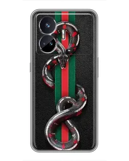 Чохол для Realme GT Neo 5 з картинкою «Gucci — змія на смузі»