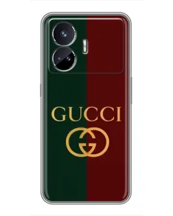 Чохол для Realme GT Neo 5 з картинкою «Gucci — темно-зелений градієнт»