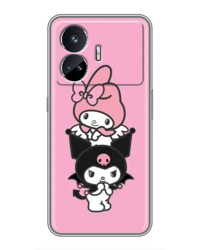 Чехол для Realme GT Neo 5 с картинкой «My Melody и Kuromi» Чехол для Realme GT Neo 5 с картинкой «My Melody и Kuromi»