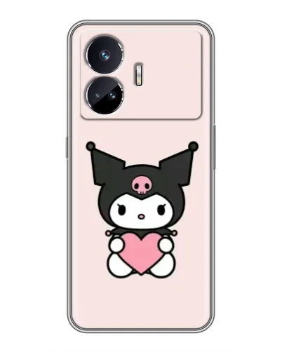 Чехол для Realme GT Neo 5 с картинкой «Kuromi и сердце» Чехол для Realme GT Neo 5 с картинкой «Kuromi и сердце»