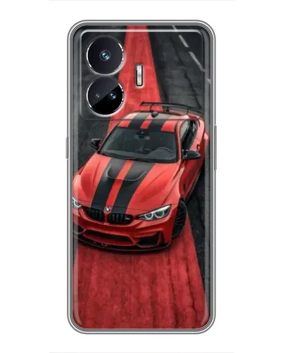 Чехол для Realme GT Neo 5 с картинкой «BMW на красной дорожке»