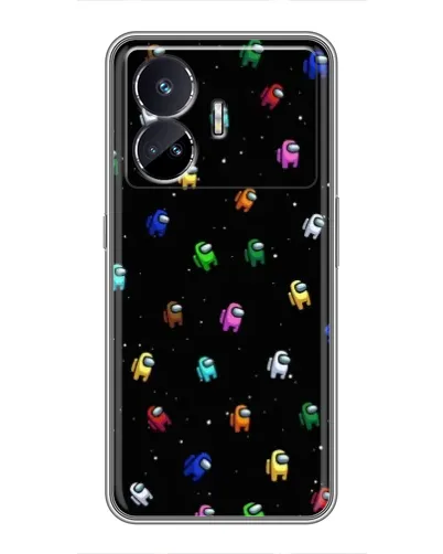 Чехол для Realme GT Neo 5 с картинкой «Экипаж Among Us»