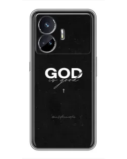 Чехол для Realme GT Neo 5 с картинкой «GOD — Бог над всем»