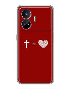 Чехол для Realme GT Neo 5 с картинкой «Уравнение любви» Чехол для Realme GT Neo 5 с картинкой «Уравнение любви»