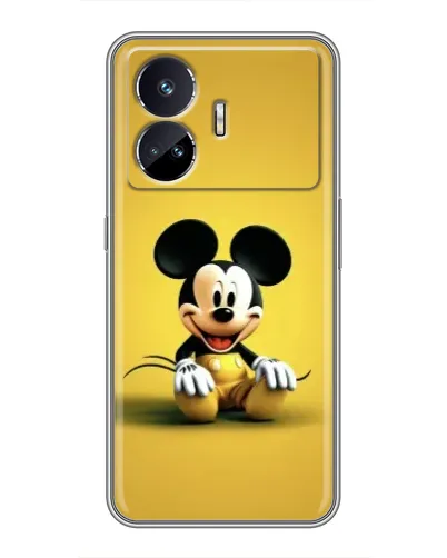 Чехол для Realme GT Neo 5 с картинкой «Микки на желтом»