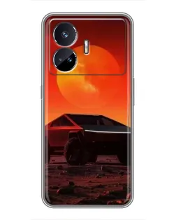 Чехол для Realme GT Neo 5 с картинкой «Cybertruck на Марсе» Чехол для Realme GT Neo 5 с картинкой «Cybertruck на Марсе»