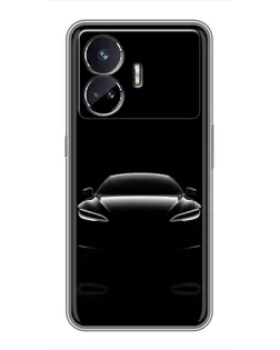 Чехол для Realme GT Neo 5 с картинкой «Силуэт Tesla Night» Чехол для Realme GT Neo 5 с картинкой «Силуэт Tesla Night»