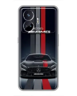 Чохол для Realme GT Neo 5 з картинкою «Mercedes — білий карбон» Чохол для Realme GT Neo 5 з картинкою «Mercedes — білий карбон»