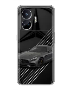 Чехол для Realme GT Neo 5 с картинкой «Mercedes AMG — графика»