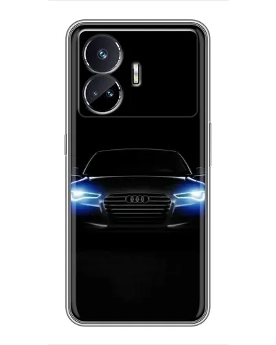 Чехол для Realme GT Neo 5 с картинкой «Audi в неоне»