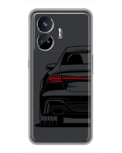 Чехол для Realme GT Neo 5 с картинкой «Задняя часть Audi — арт»
