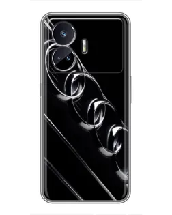 Чехол для Realme GT Neo 5 с картинкой «Audi — абстрактные кольца»