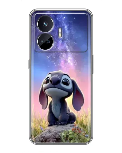 Чехол для Realme GT Neo 5 с картинкой «Стич на рассвете»