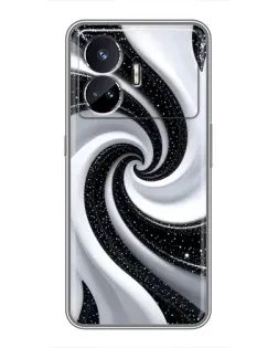 Чехол для Realme GT Neo 5 с картинкой «Черно-белая спираль» Чехол для Realme GT Neo 5 с картинкой «Черно-белая спираль»