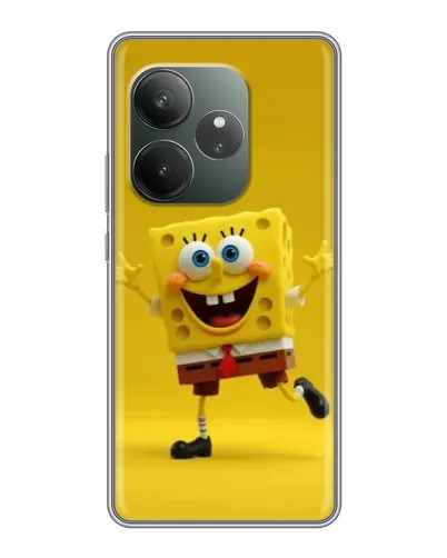 Чехол для Realme GT Neo 6 SE с картинкой «Позитивный Губка Боб» Чехол для Realme GT Neo 6 SE с картинкой «Позитивный Губка Боб»