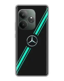 Чехол для Realme GT Neo 6 SE с картинкой «Спортивные линии Mercedes» Чехол для Realme GT Neo 6 SE с картинкой «Спортивные линии Mercedes»