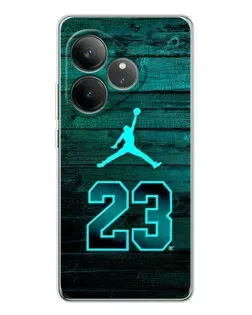 Чохол для Realme GT Neo 6 з картинкою «Jordan Cyan 23»