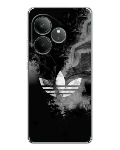 Чехол для Realme GT Neo 6 с картинкой «Абстрактный дым Adidas»