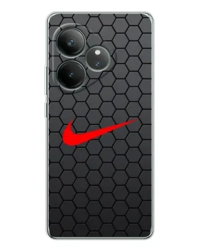 Чехол для Realme GT Neo 6 с картинкой «Nike — карбоновая сетка» Чехол для Realme GT Neo 6 с картинкой «Nike — карбоновая сетка»