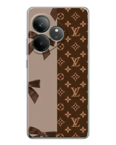 Чехол для Realme GT Neo 6 с картинкой «Louis Vuitton — банты»