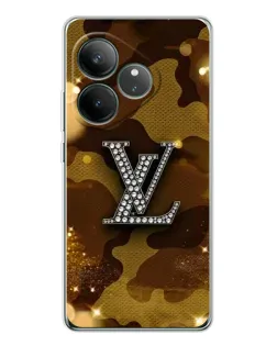 Чехол для Realme GT Neo 6 с картинкой «Камуфляжный Louis Vuitton»