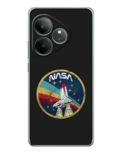 Чехол для Realme GT Neo 6 с картинкой «NASA — эмблема миссии» Чехол для Realme GT Neo 6 с картинкой «NASA — эмблема миссии»