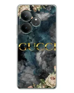 Чохол для Realme GT Neo 6 з картинкою «Абстрактні квіти Gucci»