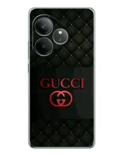 Чохол для Realme GT Neo 6 з картинкою «Gucci — стьобаний чорний»