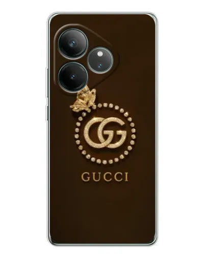 Чохол для Realme GT Neo 6 з картинкою «Gucci — золотий метелик»
