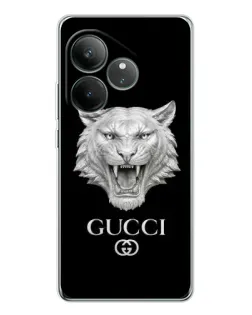 Чохол для Realme GT Neo 6 з картинкою «Gucci — срібний лев»
