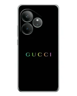 Чохол для Realme GT Neo 6 з картинкою «Gucci — неоновий мінімалізм»